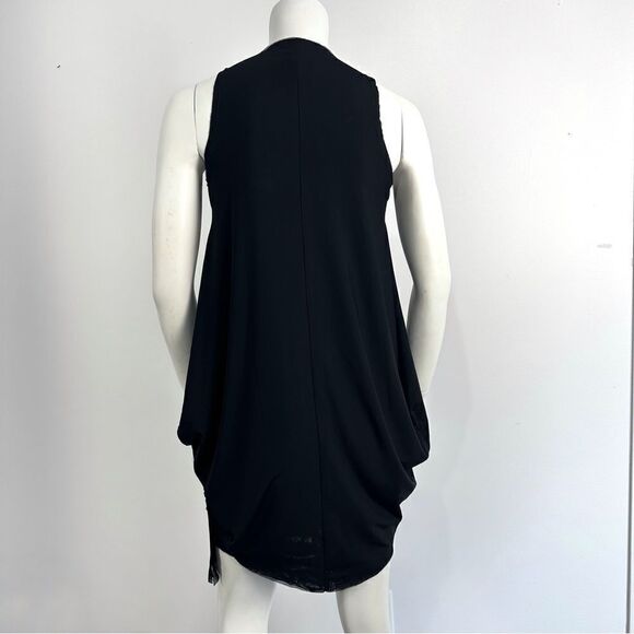 Marie Saint Pierre Sleeveless Black Dress Sz 1 - Picture 3 of 17